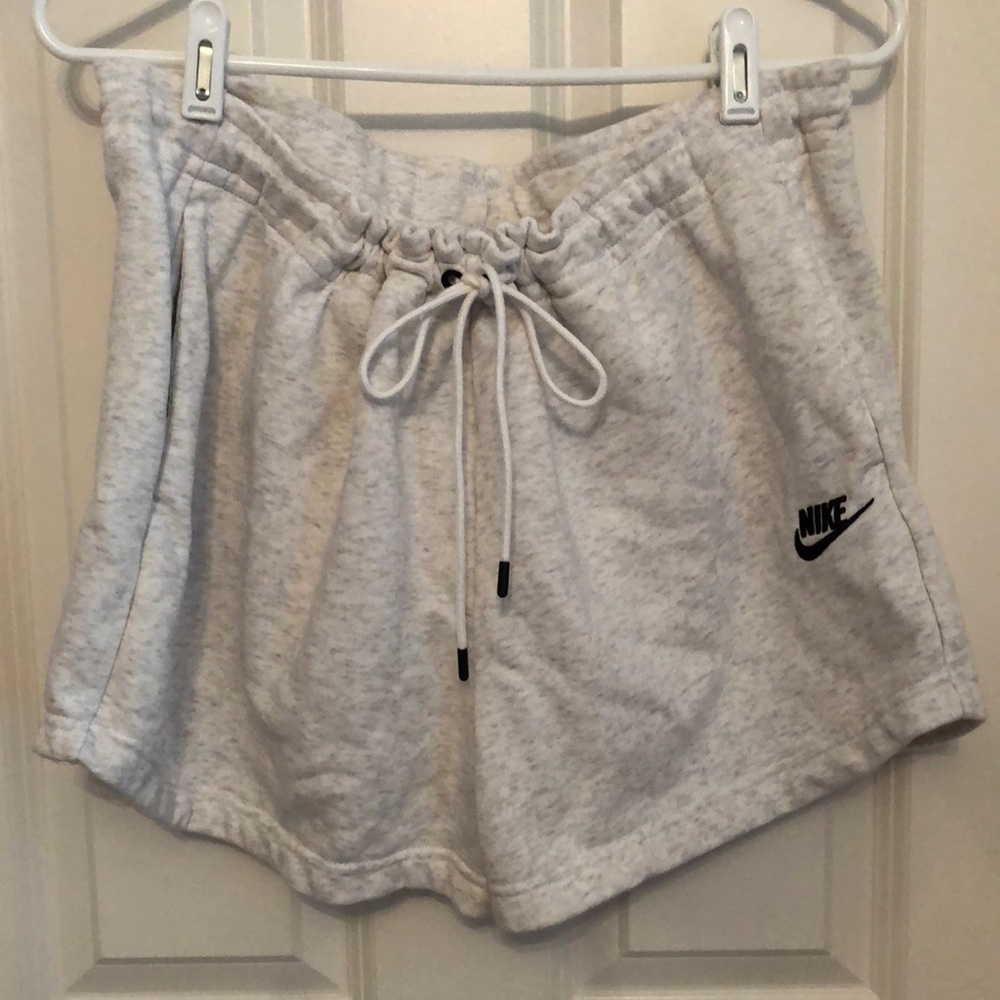 White/light grey Nike Shorts